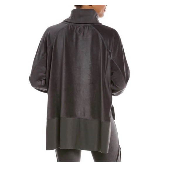 Free People Movement Cowl Neck High Low Last Chance Pullover Sweatshirt Gray XS - Picture 12 of 14